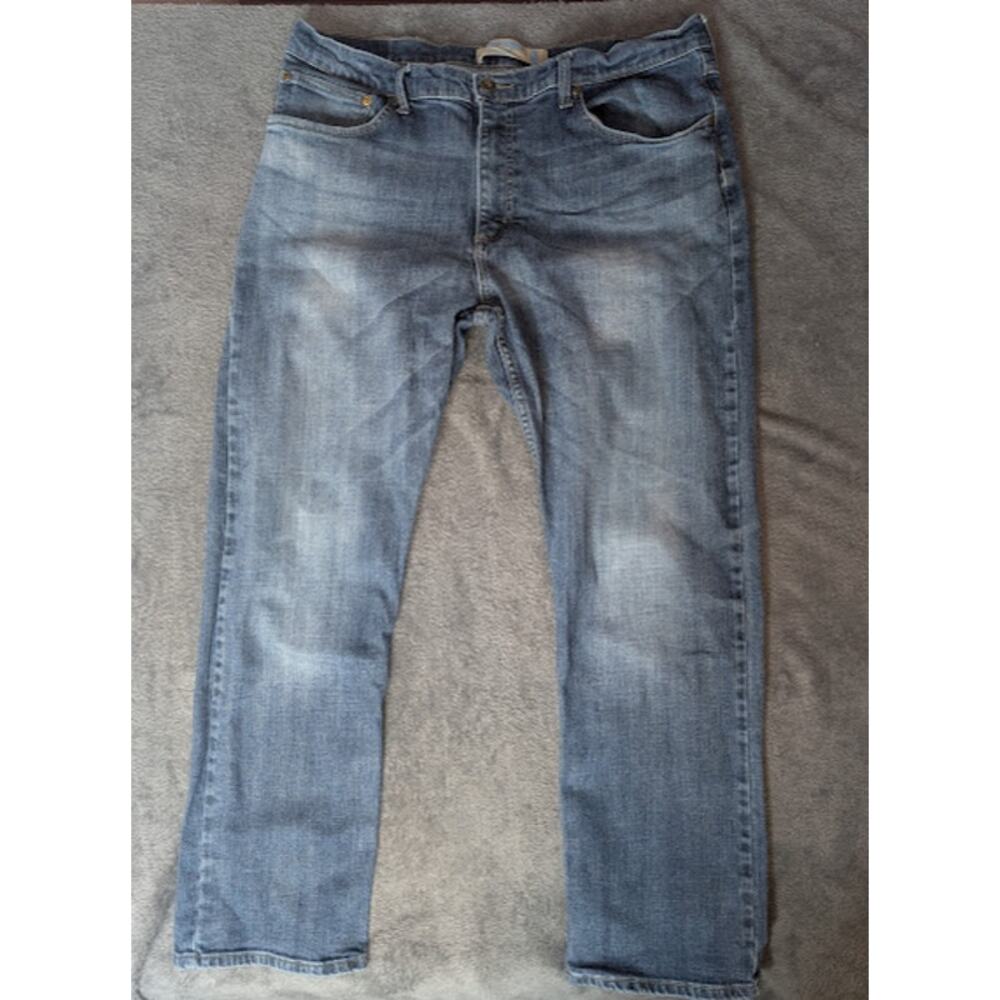 WRANGLER Straight fit Flex Mens Jeans 36 W 29 L Cowboy Rancher Utility